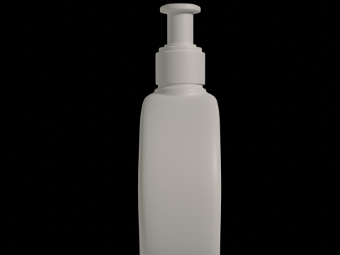 Lotion Bottle Mockup 3D Model