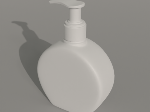 Lotion Bottle Mockup 3D Model