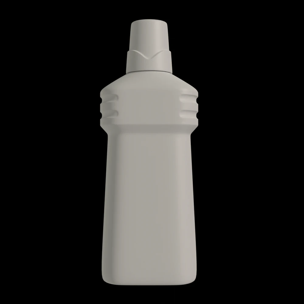 Cleaning Liquid Bottle Mockup 3D Model .c4d .max .obj .3ds .fbx .stl .blend