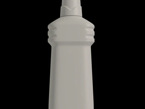 Mockup di bottiglia di liquido per la pulizia Modello 3D