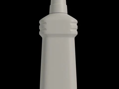 Cleaning Liquid Bottle Mockup 3D Model
