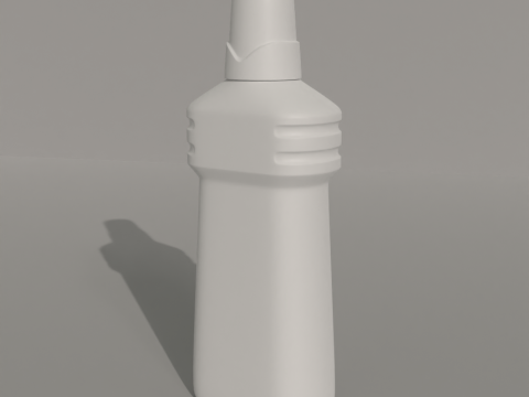 Cleaning Liquid Bottle Mockup Modelo 3D