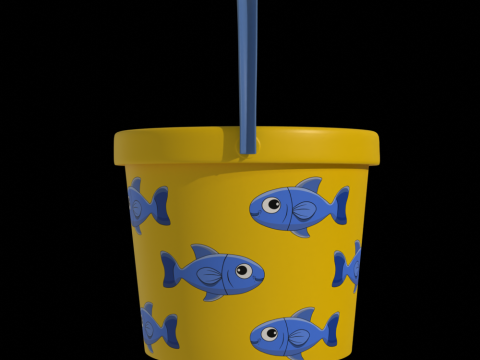 Kids Bucket Collection Model 3D
