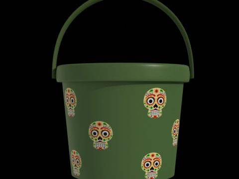 Kids Bucket Collection Model 3D