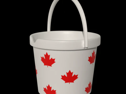 Kids Bucket Collection 3D Model