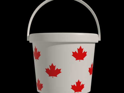 Kids Bucket Collection Model 3D