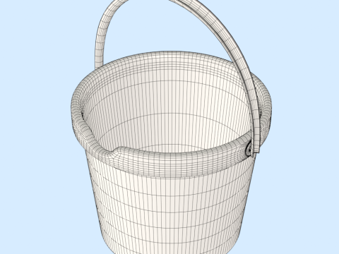 Kids Bucket Collection Model 3D