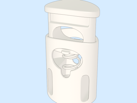 Cord Lock 3D Model