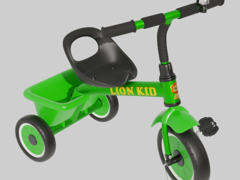Kids Bike 3D Model