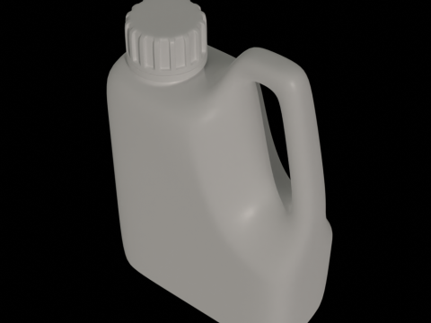 Detergent Bottle Mockup 3D Model