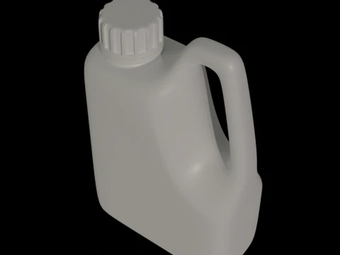 Detergent Bottle Mockup 3D Model