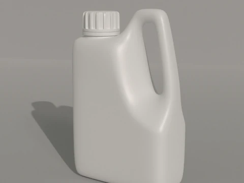 Detergent Bottle Mockup 3D Model