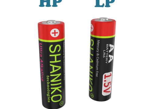 AA Battery 3D Model