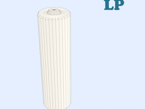 AA Battery Modello 3D
