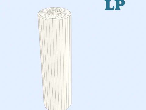 AA Battery 3D Model