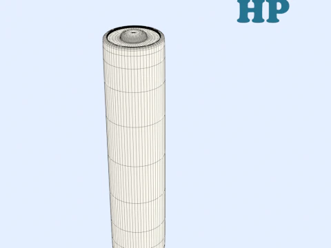 AAA Battery 3D Model