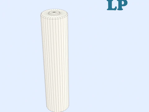 AAA Battery 3D Model