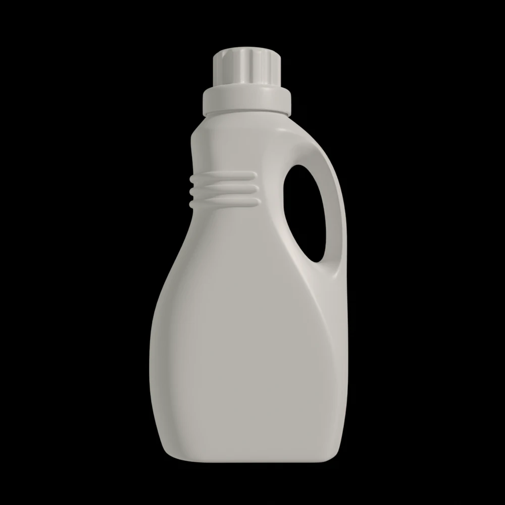 Detergent Bottle Mockup 3D Model .c4d .max .obj .3ds .fbx .stl .blend