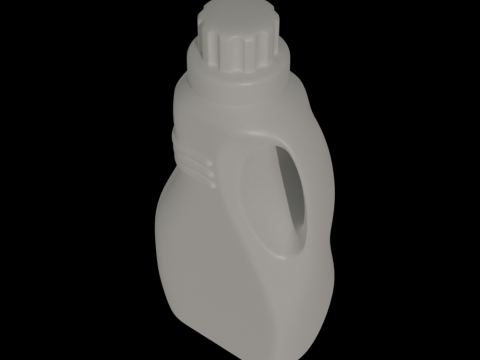 Detergent Bottle Mockup Modelo 3D