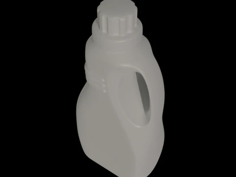Detergent Bottle Mockup 3D Model