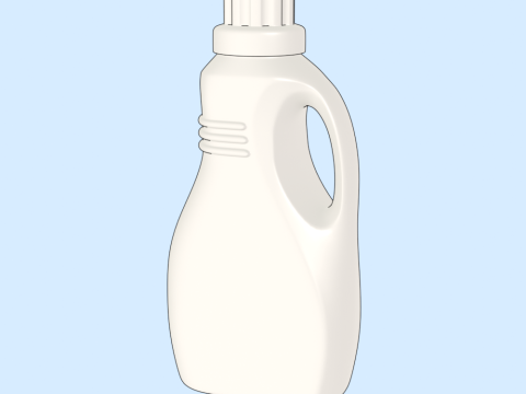 Detergent Bottle Mockup Modelo 3D
