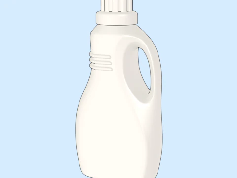 Detergent Bottle Mockup 3D Model
