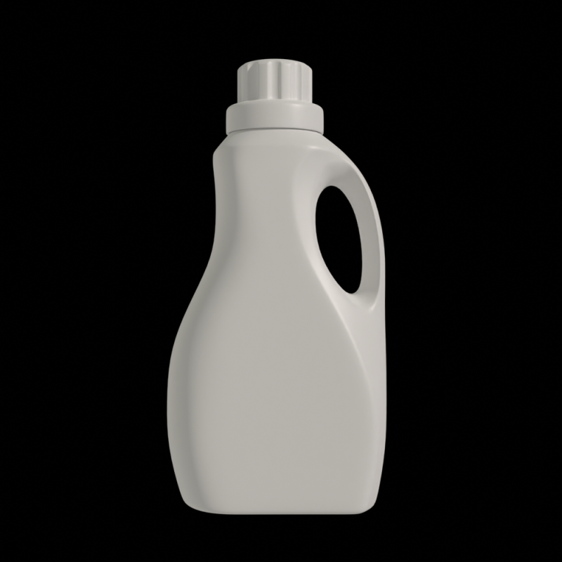 Detergent Bottle Mockup 3D Model .c4d .max .obj .3ds .fbx .stl .blend 