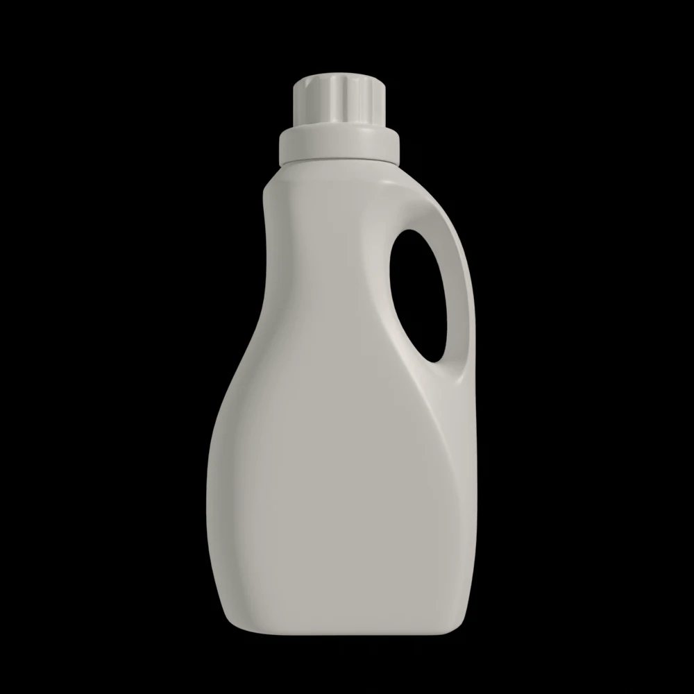 Detergent Bottle Mockup 3D Model .c4d .max .obj .3ds .fbx .stl .blend