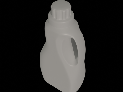 Detergent Bottle Mockup 3D Model
