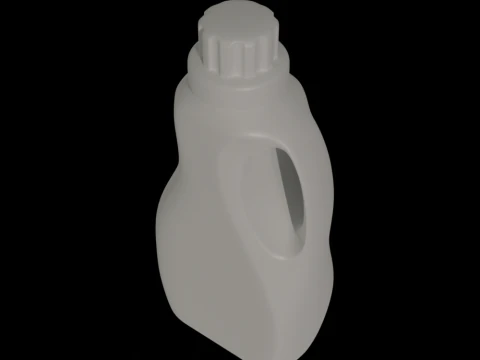 Detergent Bottle Mockup 3D Model