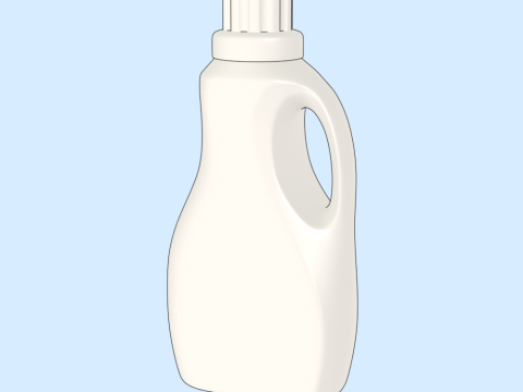 Detergent Bottle Mockup 3D Model