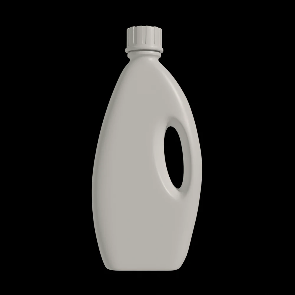 Detergent Bottle Mockup 3D Model .c4d .max .obj .3ds .fbx .stl .blend 