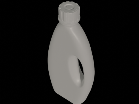 Detergent Bottle Mockup 3D Model