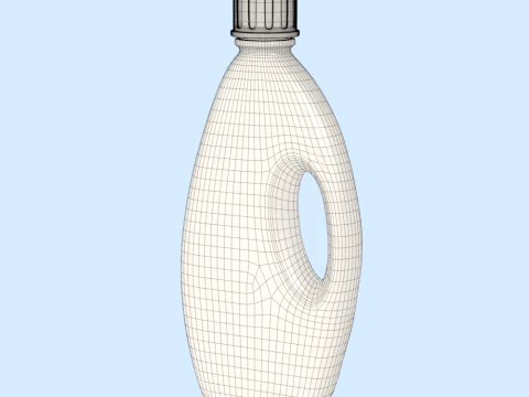Detergent Bottle Mockup 3D Model