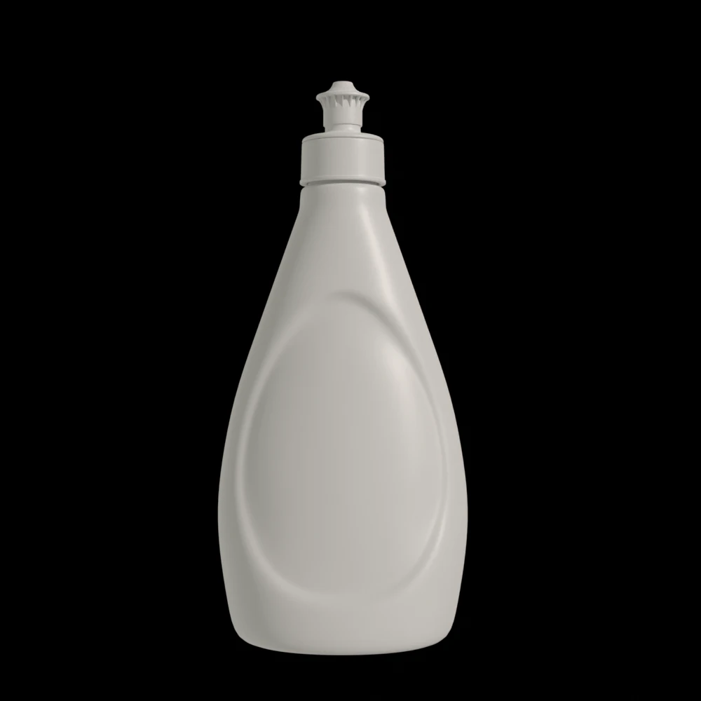 Detergent Bottle Mockup 3D Model .c4d .max .obj .3ds .fbx .stl .blend 