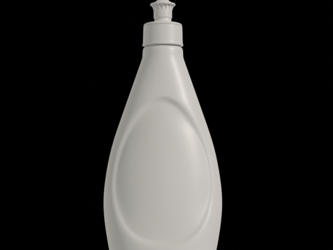 Detergent Bottle Mockup Modelo 3D