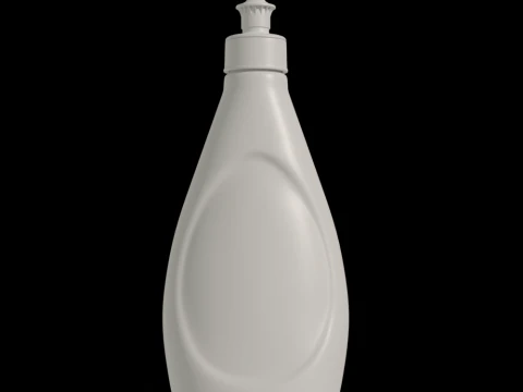 Mockup di bottiglia di detersivo Modello 3D
