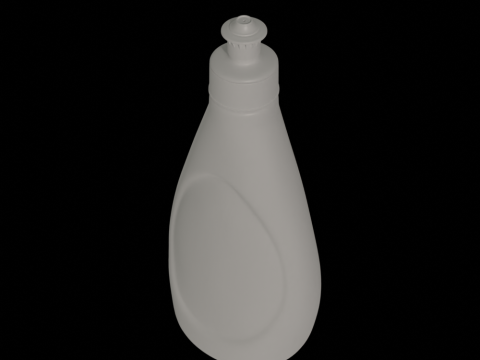Detergent Bottle Mockup 3D Model