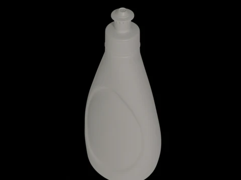 Detergent Bottle Mockup 3D Model