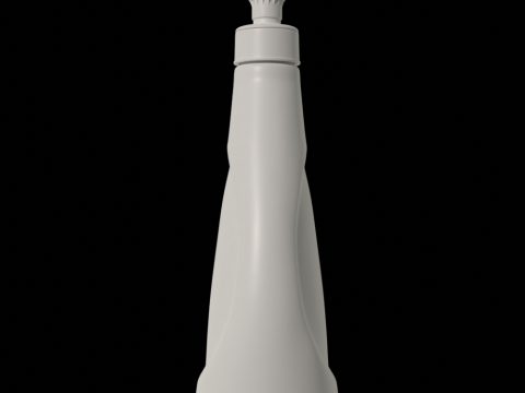 Detergent Bottle Mockup 3D Model
