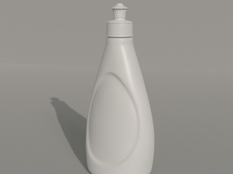 Detergent Bottle Mockup 3D Model