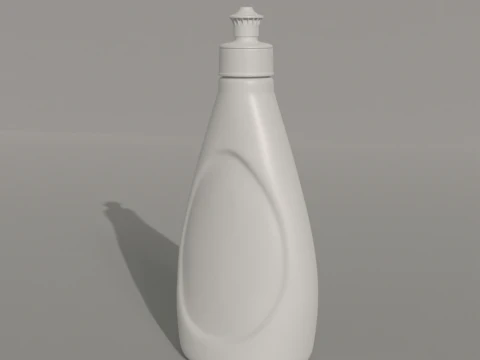 Detergent Bottle Mockup 3D Model