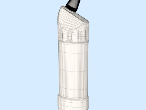 Detergent Bottle Mockup 3D 模型