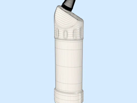 Detergent Bottle Mockup 3D Model