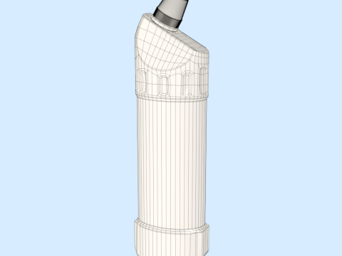 Detergent Bottle Mockup 3D 模型