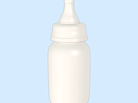 Baby Bottle 3D Model