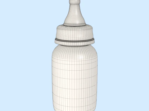 Baby Bottle 3D Model