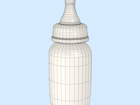 Baby Bottle 3D Model