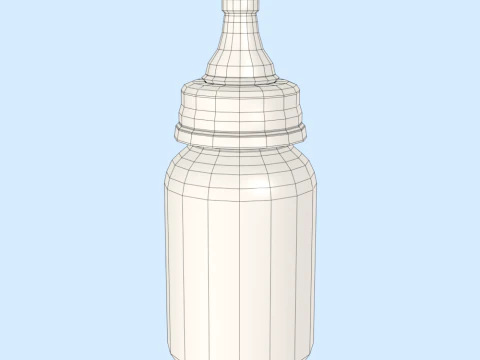Baby Bottle 3D Model