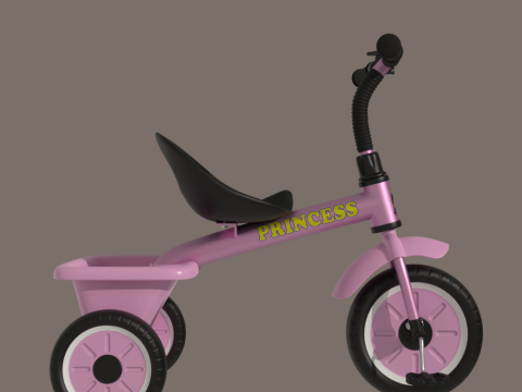Kids Bike Model 3D
